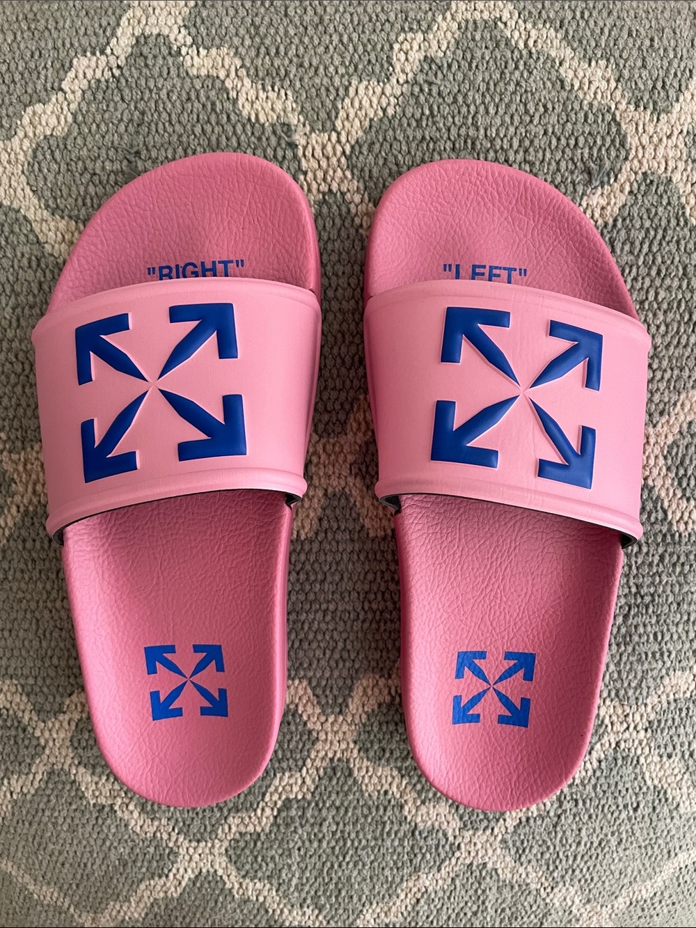 NIB Off-White Arrow Pool Slide Sandal Size 6 (Nordstrom Exclusive) - Picture 4 of 16
